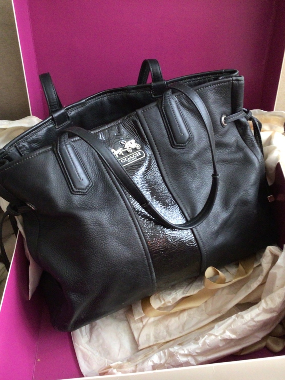 Coach bag black with original box